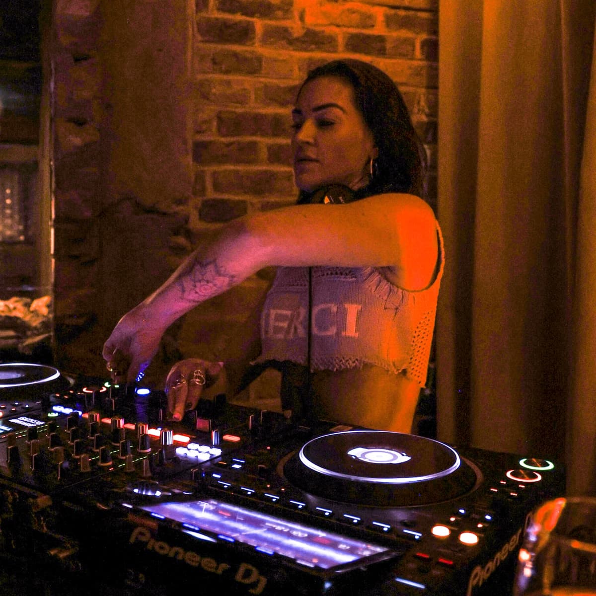 Kate Moss — DJ in London